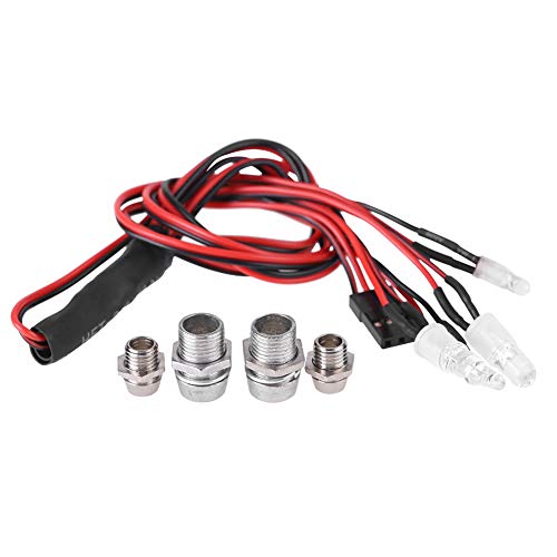 RC Car LED Light, DIY 4 LED Headlight Taillight Light Kit Flashing Light Lamp RC Upgrade Parts Accessories for RC Car Truck