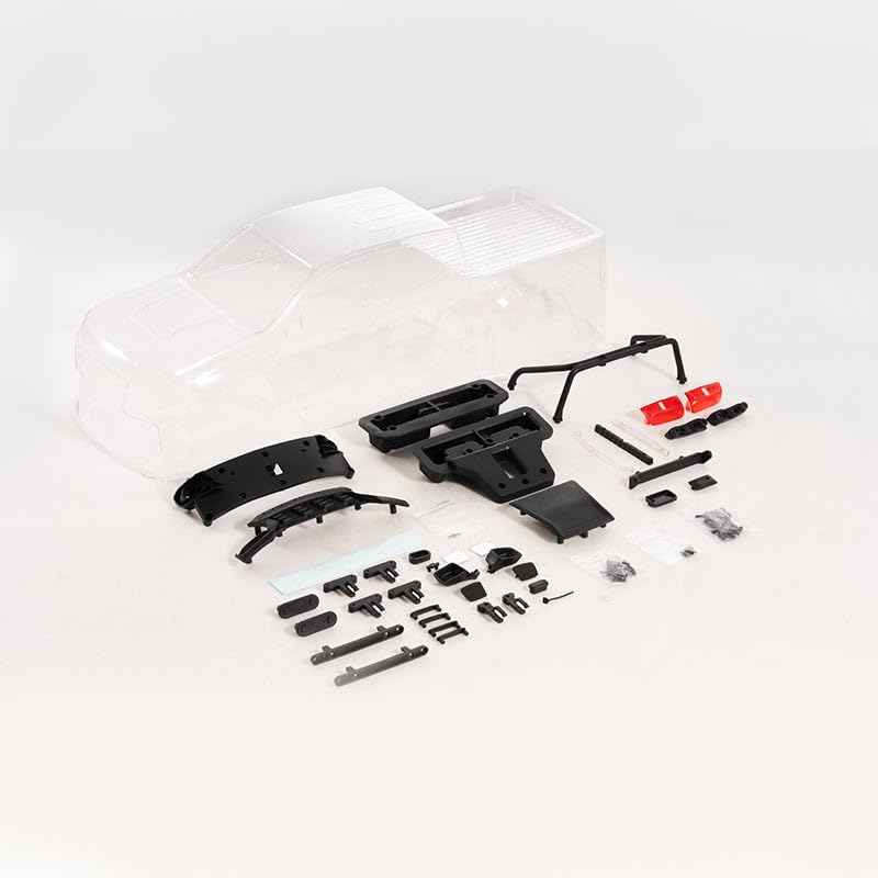 FMS FMT10 Rc Car Parts RC Crawler RC Trucks Parts Replacement Accessory for 1/10 Colorado: Clear Body Set - style: Clear Body