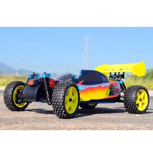 RC Modifications Spare Compatible with HSP 94106 94107 94166 S279 1/10 RC Off-Road for Buggy Truck Upgrade Parts Soft Tail Wing Rear Spoiler - color: Yellow