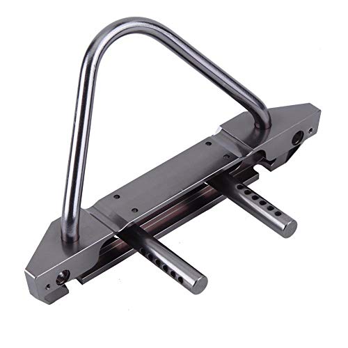 RC Car Front Bumper, Aluminium Alloy Front Bumper for Axial SCX10 1/10 Remote Control Crawler Car Accessory Parts