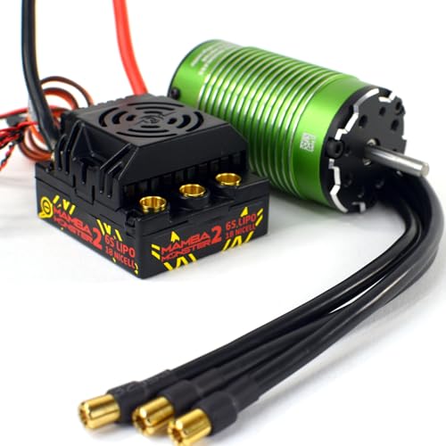 MONSTER 2 1:8TH 25V ESC WATERPROOF W/ 2650KV V2 MOTOR SENSORED