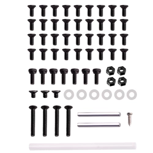 Screw kit/Hardware Kit Compatible with 1:28 Scale RC Racing (for 1/28th Scale Pan Car Chassis)
