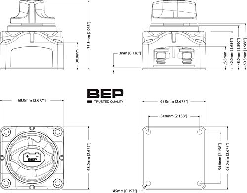 BEP Battery Switches - style: On-Off