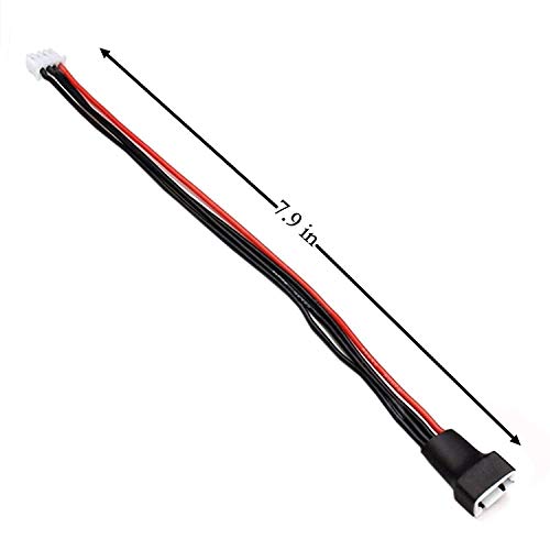 3Pack ShareGoo 20CM 22AWG JST-XH Balance Charging Extension Cable Wire Lead Adapter for RC Lipo Battery (for 3S LiPo)