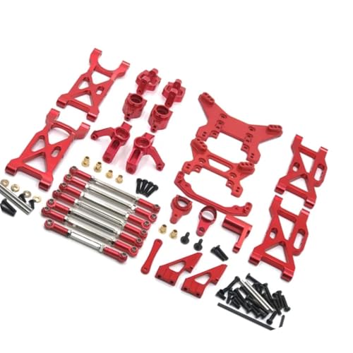 for WLtoys 104001 104002 1/10 Vulnerable Set Metal Upgrade Replacement RC Car Parts Remote Control Accessories Rc Parts - color: Silver