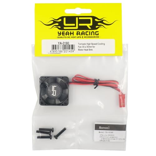 Yeah Racing Tornado High Speed Cooling Fan 30 x 30mm for Motor Heat Sink #YA-0180