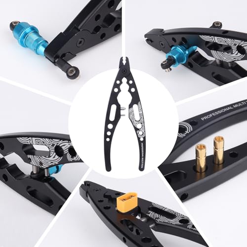 Aluminum Alloy RC Shock Absorber Pliers RC Clamps Assembly Disassembly Tool for RC Car Crawler Monster Truck Off Road Buggy Drift