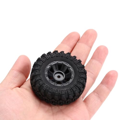 RC Models Parts For Axial For SCX24 For Deadbolt For Gladiator For Bronco AX24 For TRX4M 1/24 RC Crawler Car Upgrade Parts 4PCS 55x20mm Wheel Rim Tire Tyre Set