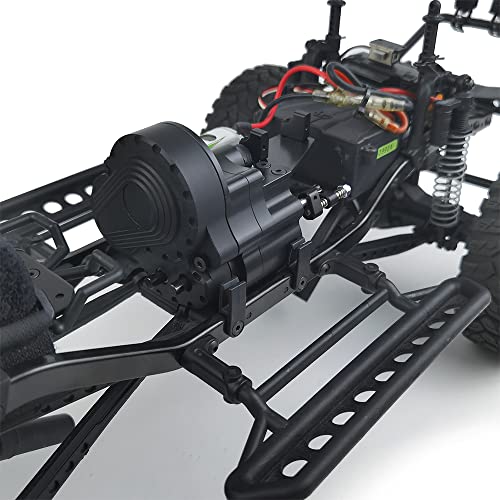 Benedict Harry Aluminum 2 Speed Reverse Transmission Gearbox for 1/10 RC Crawler Car Axial SCX10 90048 Wraith Upgrade Parts