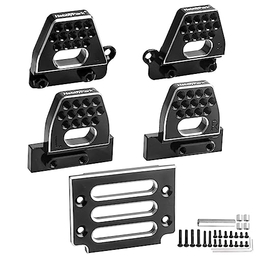 HobbyPark Aluminum Front and Rear Shock Towers for 1/18 Traxxas TRX4M Crawler Shock Mounts Set Bracket