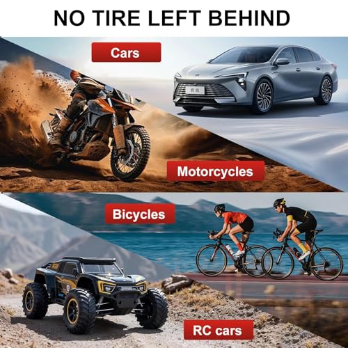 Tire Repair Glue, Tire Sealant Black Rubber Cement Repair Cracks | Suitable for All Tire Types, Seamless Strong Bonding, Heavy Duty, Flexible, Waterproof, Weather Resistance