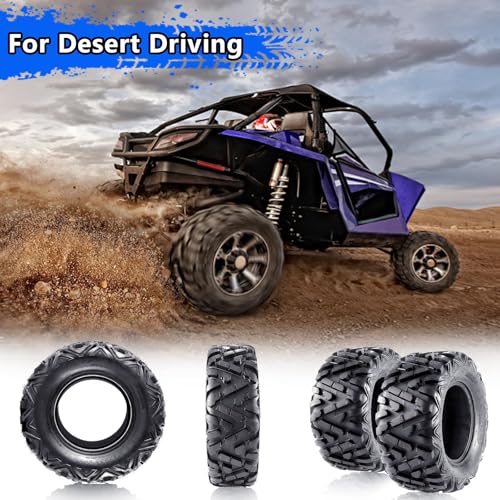 All Terrain Tires 19x7-8,ATV Tires 19x7-8, 4PR Sand Mud Off-Road Tires,Set of 2 ATV Tires, Tubeless - size: 19x7-8 4PR