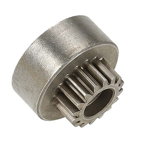 Replacement Part For 02107 16T Clutch Bell Single Gear For 1/10 94188 Nitro Truck RC Car - (Color: Sliver)