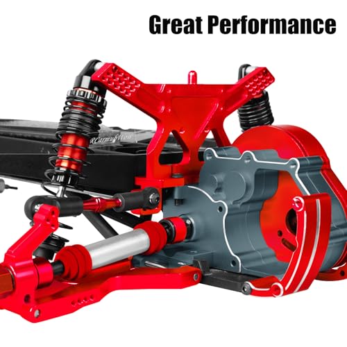 RC Driveshafts Axle Upgrades Part for 1/10 Slash 2WD(VXL),Hard Steel Front & Rear CVD Drive Shafts,2pcs,Silver &Red - color: Red(2pcs)