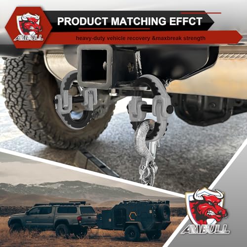 2 Pack 1/2" Safety Chain Connector Link, G80 Tow Hitch Hammerlock Coupling Link, Tow Chain Connector with 12000 lbs Loading (Gray) - color: Gray