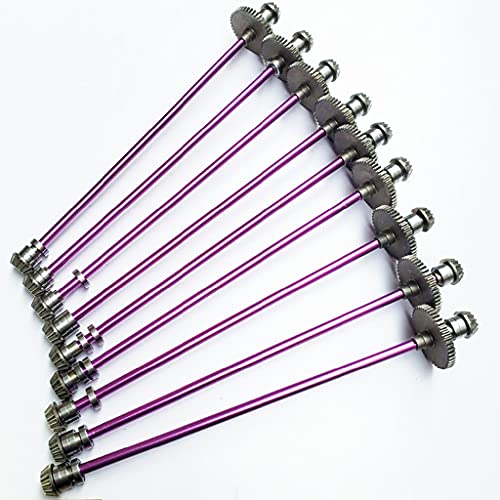 harayaa Central Drive Shaft Metal Upgrades Parts Differential Mechanism Central Axis Transmission Shaft Assembly Easy Installation for RC Car Replacement, 1:12 Shaft - color: 1:12 Shaft