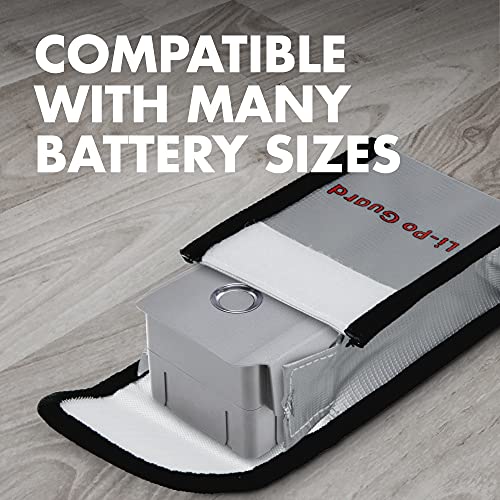Tenergy 4 Pack, Fire Retardant Lipo Bags, Battery Bags for Charging and Storage, 5.5x3.5x2 inches Each - size: 2x Small 5.5x3.5x2in (Pack of 2)