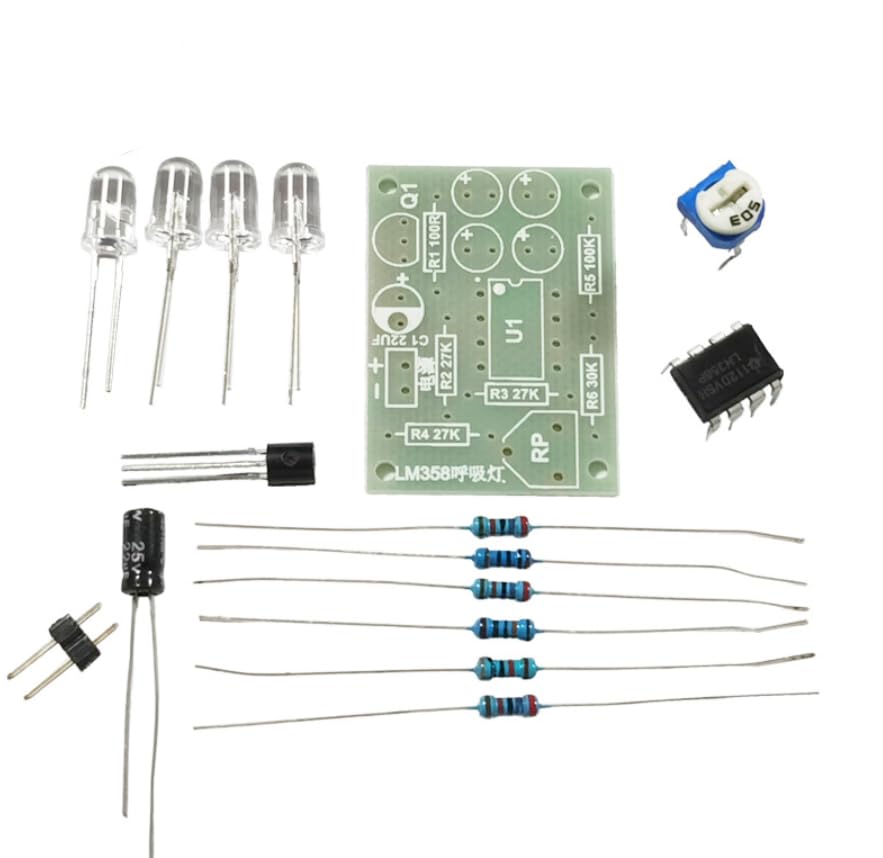 Soldering Practice Kit Learn to Solder Kits DIY Electronic Soldering Project Learning Board Soldering Stations Soldering and Desoldering Equipment