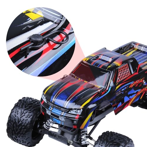 100PCS Universal RC Body Clips Pins for All 1/10 1/12 Scale Traxxas Redcat Axial SCX10 Losi HPI Himoto HSP Exceed RC Car Parts Truck Buggy Shell Replacement (Black) - color: Black