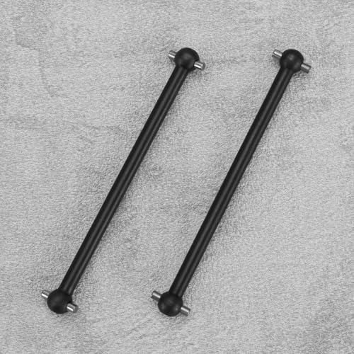 4pcs RC Car Drive Shafts 70mm/64mm Dog Bone Drive Shaft Centre Drive Joint Accessory Suitable for Common 1:6 1:8 1:10 1:12 RC Car Models - size: 70mm/64mm