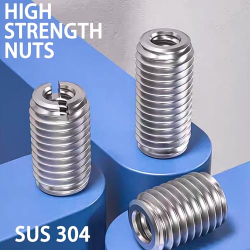 304 Stainless Steel Socket Set Screws Assortment Kit(200Pcs), M3 M4 M5 M6 M8 Hex Allen Head Grub Screws, Metric
