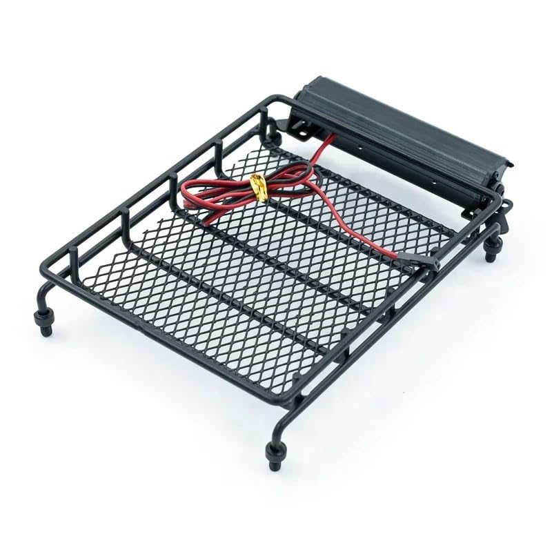 Universal Roof Racks With LED Light For 1/14 1/12 1/10 RC Crawler Car SCX10 CC01 MN D90 D91 D99 MN90 MN99S(A) - size: A