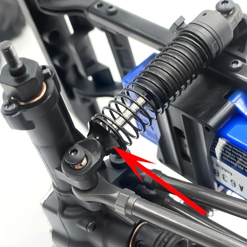 QUE-T RC Spring Retainers 4pcs/Set Shock Cups Counterweight for 1/18 TRX4M TRX4-M RC Crawler Car