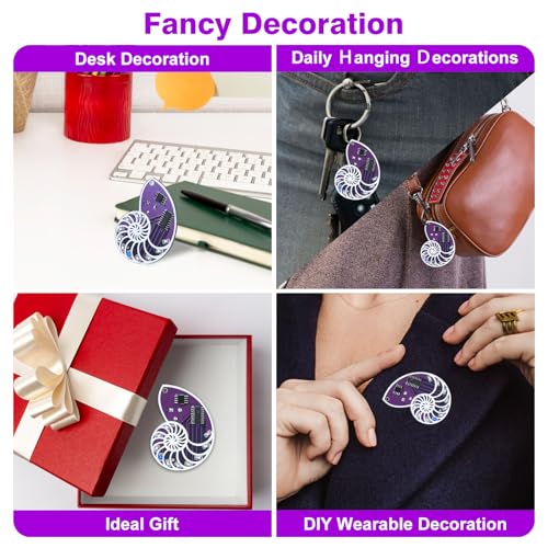 SMD Soldering Practice Kit, DIY LED Seashell Electronics Project | Surface Mount Soldering Project Kit with Adjustable Flowing Lights, Wearable Decoration & Gift Idea for Makers & Hobbyists