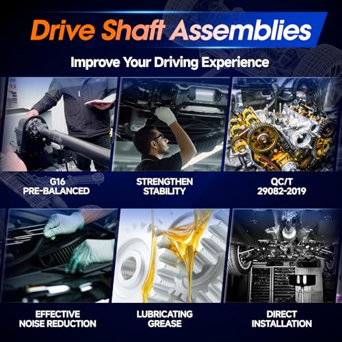 Rear Drive Shaft Prop Shaft Driveshaft Assembly Fit for Toyota 4Runner 2003 2004 2005 2006 2007 2008 2009 4.0L 4WD, OE 936-775, 371106A440 - size: Fit 2003-2009 4Runner 4.0L 4WD