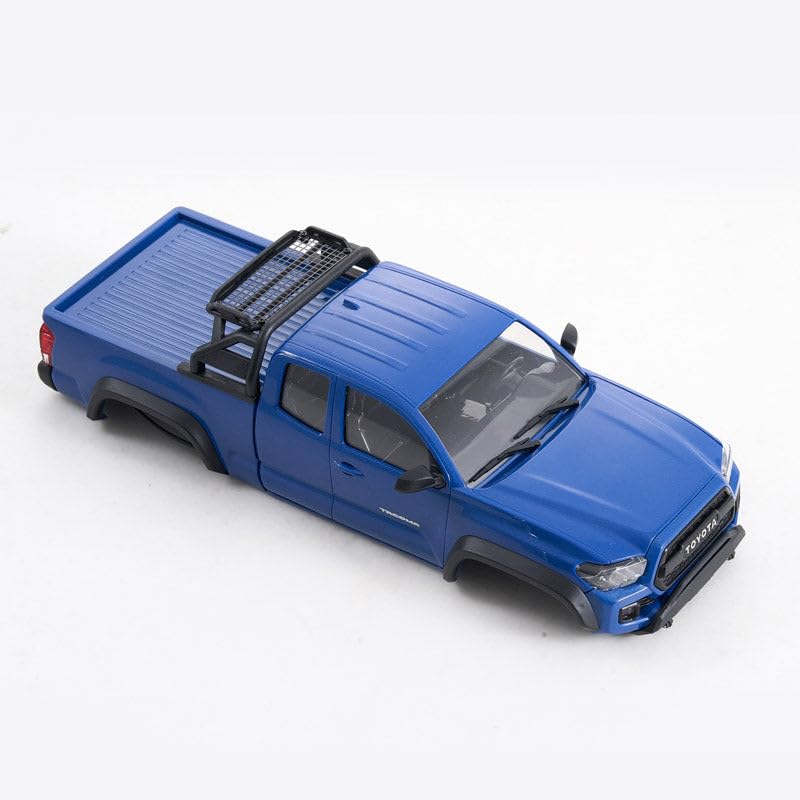 FMS FCX24M Rc Car Parts RC Crawler RC Trucks Parts Replacement Accessory for 1/24 Tacoma:Car Body Assembly(Blue) - style: Car Body (Blue)