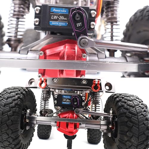 Aluminum 25T Servo Horn for 1/8 1/10 RC Off Road Crawler Drift (Purple) | Servo Arm Compatible with Futaba Savox Power HD HSP Servos Motor,CNC Machined,High Strength,Precision Fit - color: 3 Black Purple Packs
