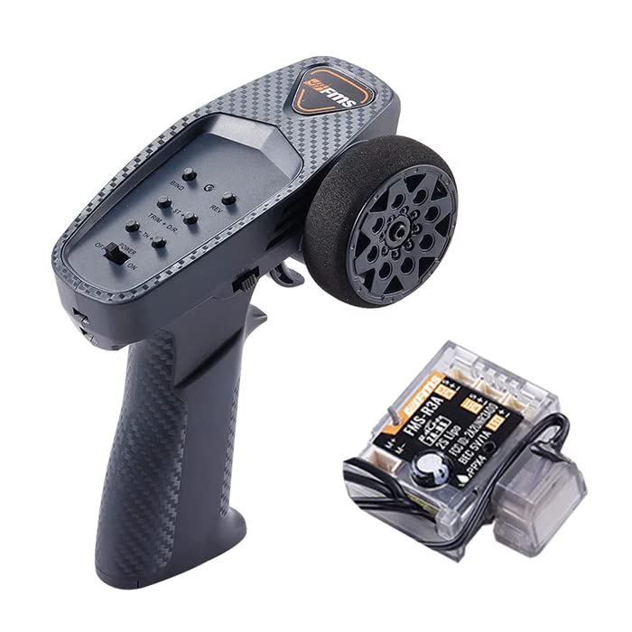 FMS FCX24 RC Cars RC Crawler RC Trucks RC Remote and Receiver Controller Radio Transmitter : G3 + R3A Transmitter Receiver Set V1 - for FCX24 Smasher, K5 Blazer - size: G3+R3A Transmitter Receiver Set