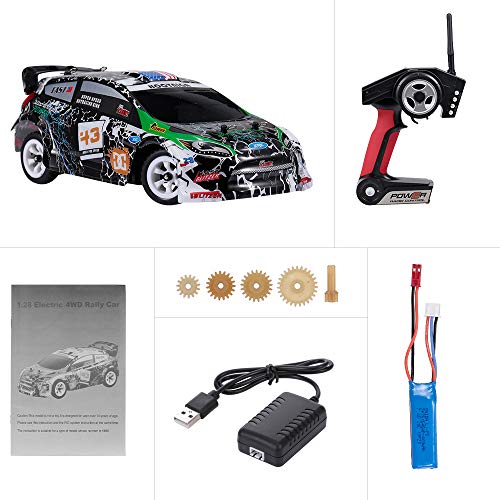 GoolRC WLtoys K989 RC Cars, 1:28 Scale 2.4GHz Remote Control Car, 4WD 30KM/H High Speed Racing Car, RC Drift Cars for Adults