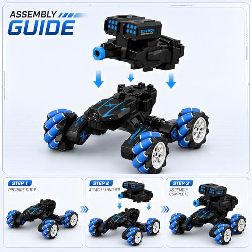 Blue RC Tank Accessories Replacement Body Shell, Plastic Hull Cover for Remote Control Tank Model, Repair Spare Part Upgrade Kit for RC Hobby Tracked Vehicle - color: Blue & Replacement Body