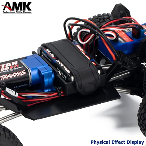 AMK 1 Pair of TRX4M Metal Side Steps(Running Boards,Side Pedals,Foot-Plate) for 1/18 RC Crawlers Mustang Defender Upgrades