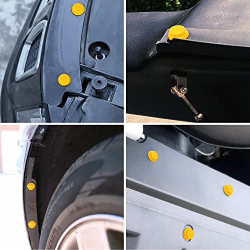 GOOACC 50Pcs 9.5mm Hole Door Trim Panel Retainer Clips | Compatible with Hyundai 82315-38000 Accent Azera Elantra Equus Santa Fe Sonata Tucson Veloster GM 94530565 - color: 50Pcs 9.5mm Clips