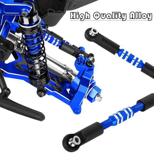 Upgrade Parts for 1/10 Granite/Senton 3S BLX Mega 550,Shocks&Gearbox&Arms&Caster Blocks hubs&25T Servo Saver&Steering Bellcranks&CVD&Support&Transmission&Center Driveshafts&Links,Blue - color: Navy Blue(for 1/10 arrma)