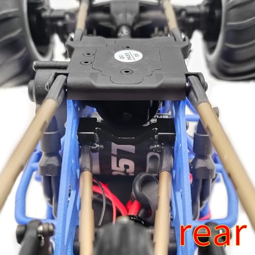 Aluminum Side Panel Crossbar Chassis Cross Brace Hoop Cross Bar for Losi 1/18 Mini LMT 4X4 Brushed Monster Truck Upgrades