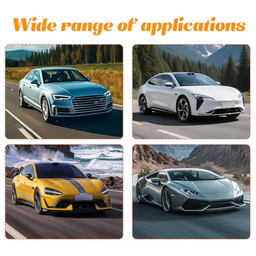 Car Detail Cleaning Brushes, 5PCS Sponge Vehicle Air Conditioning Vent Duster Detail Brush with Handle, Soft Auto Exterior Interior Dashboard Cleaning Kit, Universal for SUV RV Truck