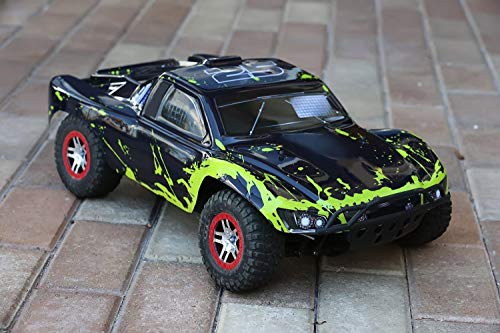 SummitLink Compatible Custom Body Muddy Green Over Black Replacement for 1/10 Scale RC Car or Truck (Truck not Included) SS-BG-01
