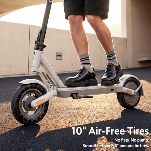 Off Road Electric Scooter Adults, 1200W Motor 31-Mile Range, 31 MPH, 11" All-Terrain Tires & Dual Suspension, disc Brakes UL Certified - color: gray