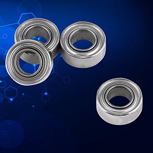 10 PCS MR63-ZZ Deep Groove Ball Bearings - 3x6x2.5mm Double Shielded Micro Bearings for 3D Printers, Electric Motors, RC Models & Small Appliances