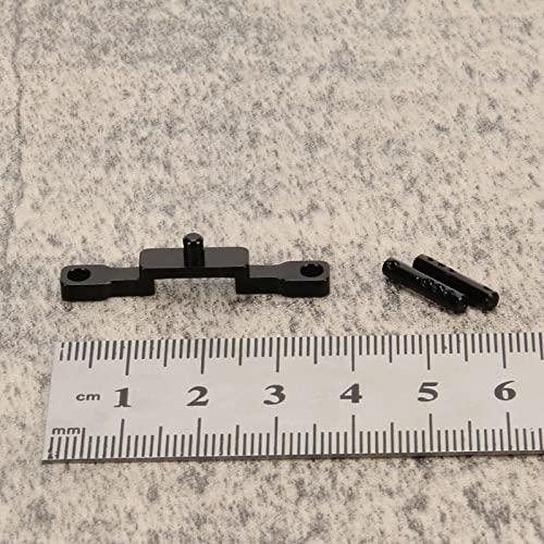 RCAWD SCX24 Front Body Post for Axial Upgrades, Body Mount Aluminum Parts for AXI00002 Black - color: Black