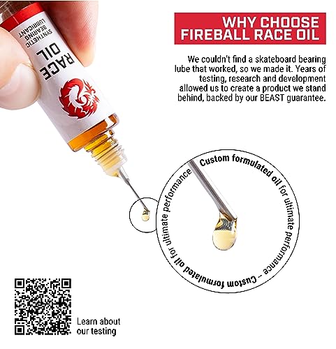 Fireball Dragon Bearing Lube for Skateboards - Longboard Bearing Lubricant - Inline Skate Lube