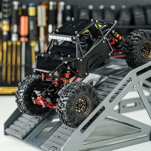 INJORA Black Rock Buggy Bodyshell for SCX24 C10 JLU Bronco Basecamp 4Runner - color: Black