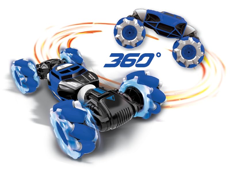 LEXiBOOK, Extreme Crosslander RC Car, RC50 | Gesture bracelet, Music, Light effects, Rechargeable - style: Crosslander Extreme - Luminous