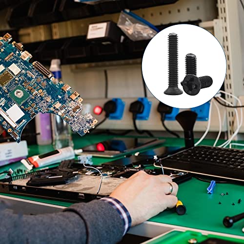 NINDEJIN Laptop Computer Screw Kit, M2 M2.5 M3 Countersunk Flat Head Phillips Mini Screws Set, Replacement Part Electronic Repair Accessories | Computer Replacement Screws, Repair Screws, Computer Notebook Screw, Carbon Steel, for Many Types of Computers,