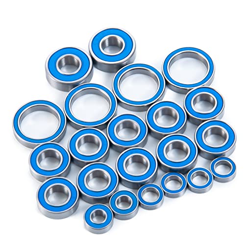 22PCS Steel Seal Ball Bearing Kit for Arrma Kraton Typhon Senton 6S | Outcast 6s BLX 1/8 RC Crawler Car Upgrade Parts