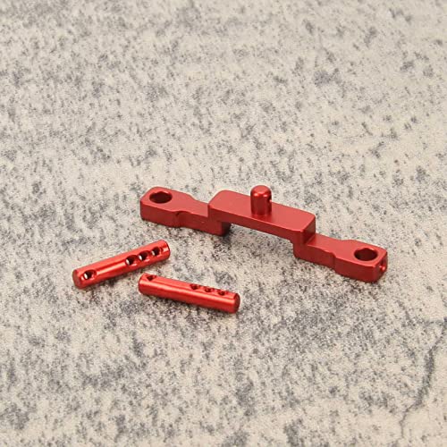 RCAWD SCX24 Upgrades Body Post Front for Axial, Body Mount Aluminum Parts for AXI00002 Red - color: Red