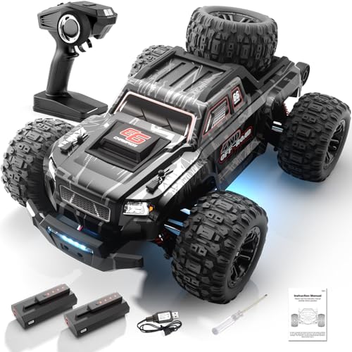 【Modular battery】All Terrain 2.4GHz 1/16 RTR Brushless Fast RC Cars, Max 42mph Electric Off-Road RC Truck, 4X4 Remote Control Car High-Speed Offroad RC Truggy speedy outdoor fun hobby for Adult